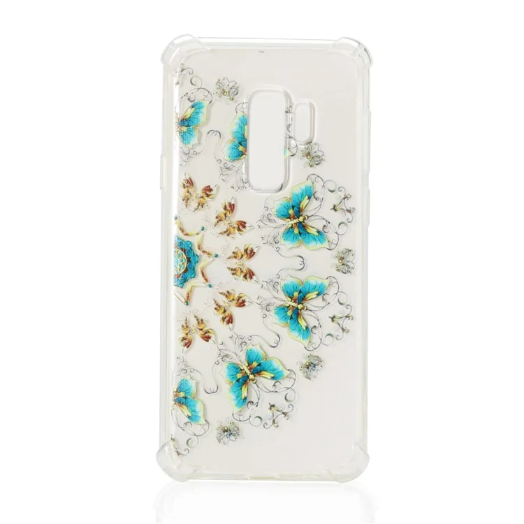 Pattern Printing TPU Accessory Case for Samsung Galaxy S9 Plus SM-G965 - Butterflies
