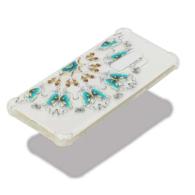 Pattern Printing TPU Accessory Case for Samsung Galaxy S9 Plus SM-G965 - Butterflies