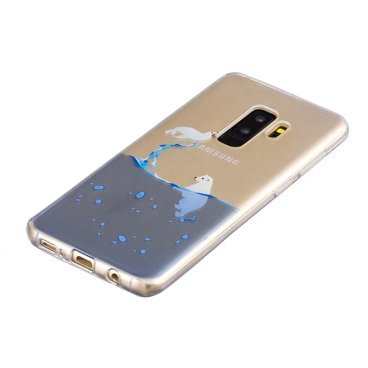 Pattern Printing IMD TPU Case for Samsung Galaxy S9 Plus SM-G965 - Sea Lion and Fur Seal