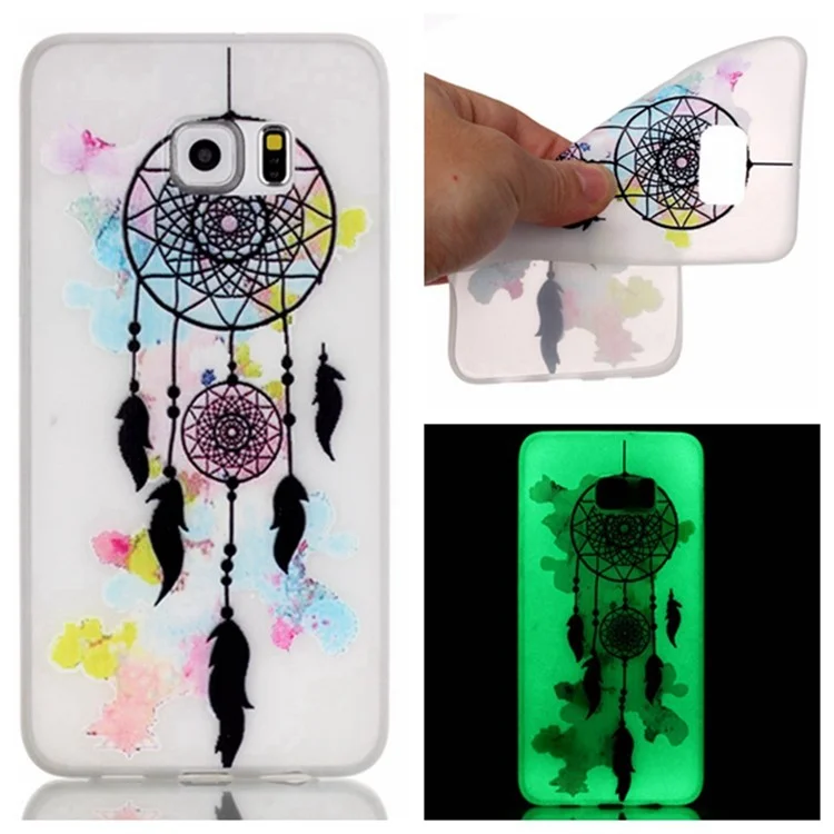 Luminous Glow TPU Case for Samsung Galaxy S7 - Dreamcatcher and Flowers