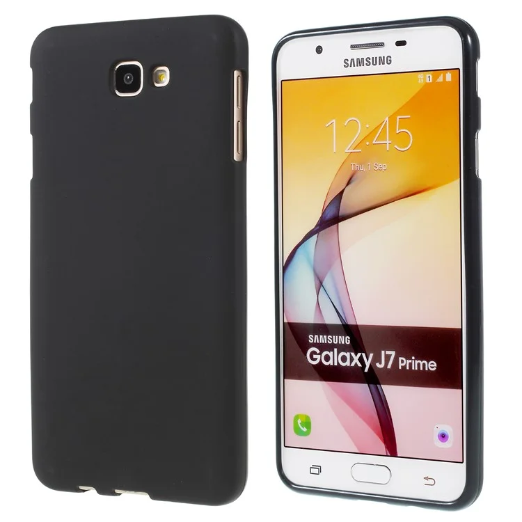 Double-sided Matte TPU Case for Samsung Galaxy J7 Prime (2018) - Black