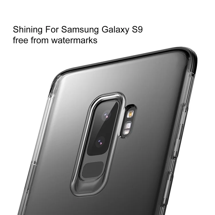 BASEUS Armor Protection Hybrid Anti-drop Cell Phone Cover Case (PC+TPU) for Samsung Galaxy S9 Plus SM-G965 - Black