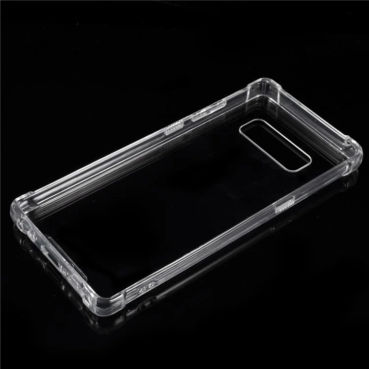 ROAR KOREA Clear Acrylic Back + TPU Edge Combo Shockproof Cover Accessory for Samsung Galaxy Note 8 N950