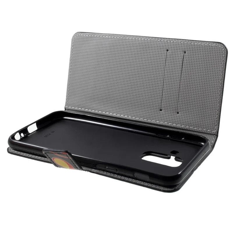 Pattern Printing PU Leather Magnetic Wallet Stand Case for Samsung Galaxy A6 (2018) - Abstract Pattern