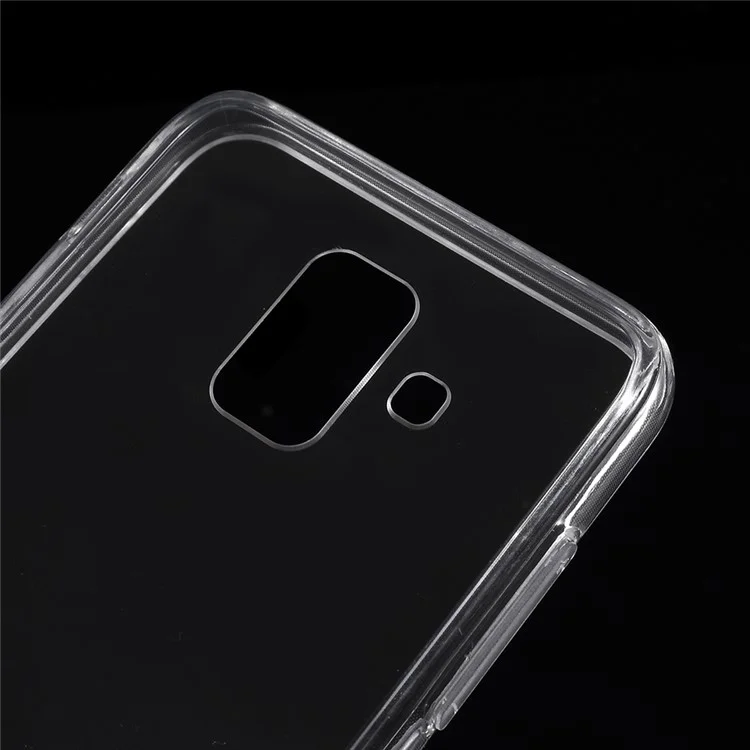 Crystal Clear Acrylic+ TPU Hybrid Back Case for Samsung Galaxy A6 (2018) - Transparent