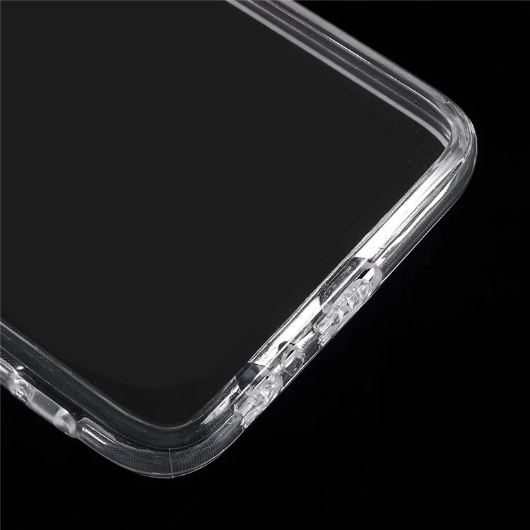 Crystal Clear Acrylic+ TPU Hybrid Back Case for Samsung Galaxy A6 (2018) - Transparent