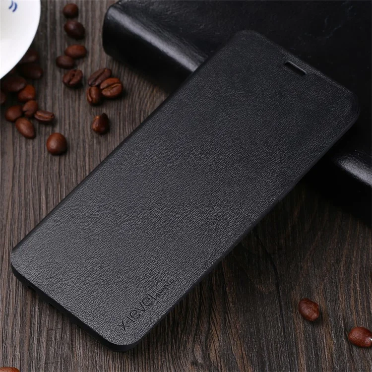X-LEVEL Card Holder Leather Flip Case for Samsung Galaxy S9 G960 - Black
