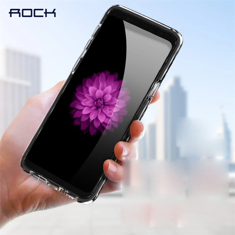 ROCK Guard Series TPU + TPE Hybrid Mobile Casing for Samsung Galaxy S9 Plus SM-G965 - Black