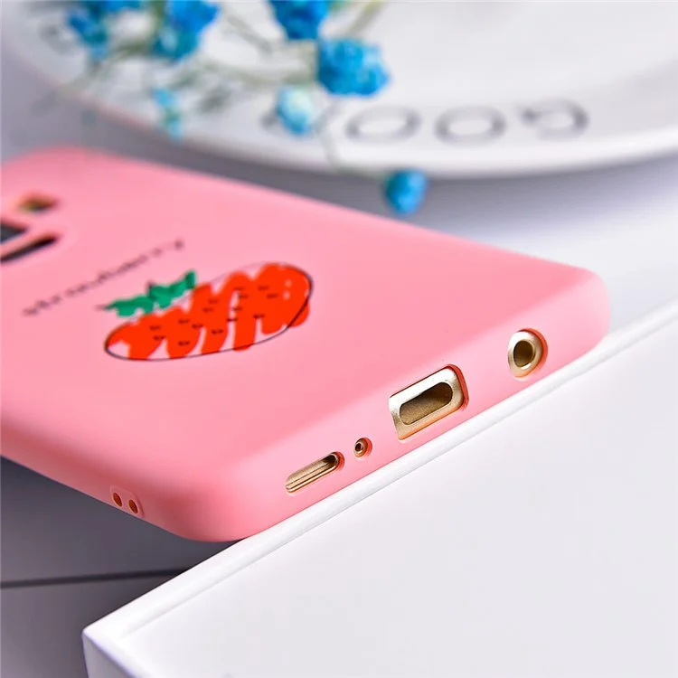 Fruit Series Pattern Printing Hard PC Case for Samsung Galaxy S9 Plus SM-G965 - Pink
