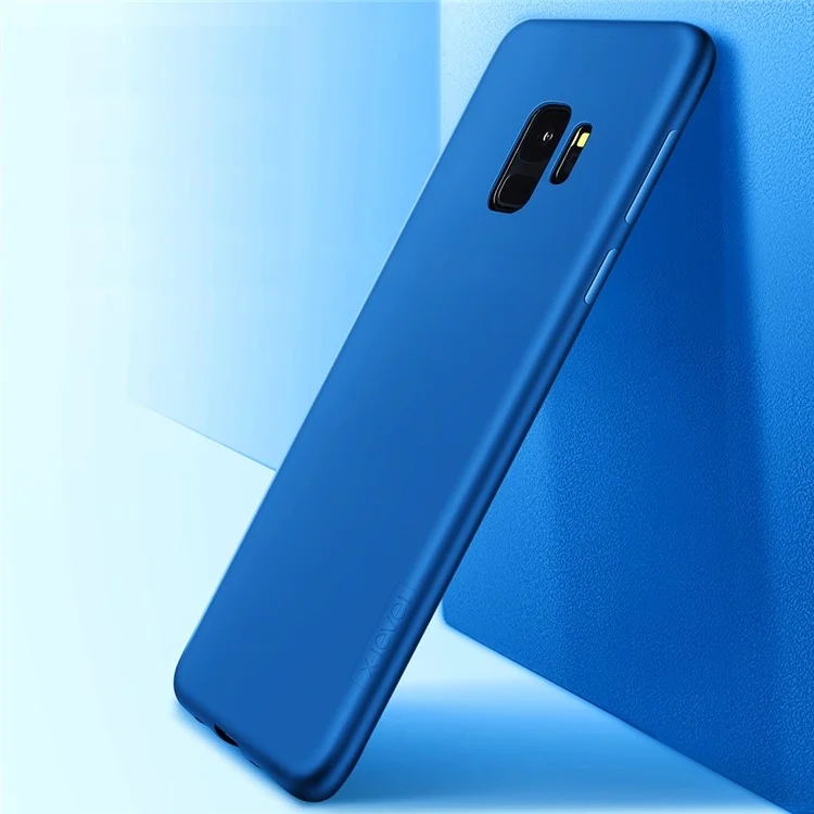 X-LEVEL Ultra-thin Frosted TPU Phone Cover Case for Samsung Galaxy S9 SM-G960 - Blue