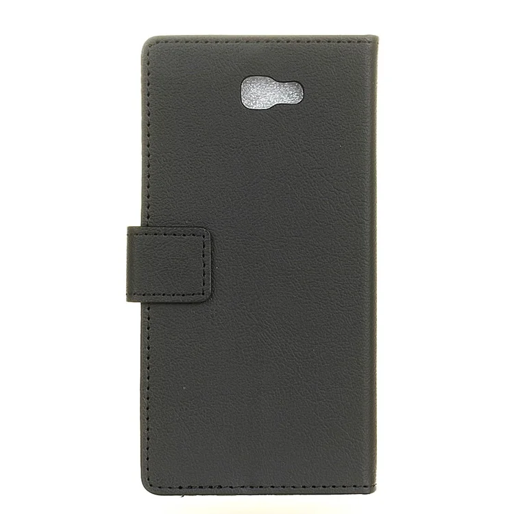 Wallet Stand Flip Leather Phone Case for Samsung Galaxy J7 Prime 2 / J7 Prime (2018) - Black
