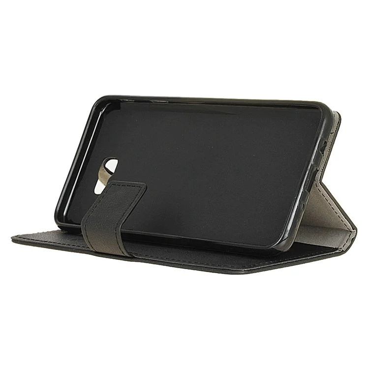Wallet Stand Flip Leather Phone Case for Samsung Galaxy J7 Prime 2 / J7 Prime (2018) - Black