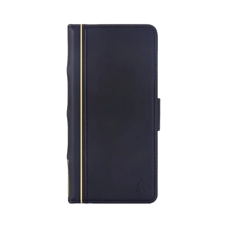 Book Style Removable TPU Back Shell + Leather Wallet Case for Samsung Galaxy S9 SM-G960 - Black
