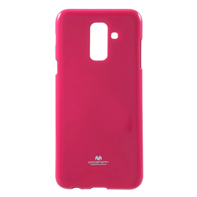 MERCURY GOOSPERY Glitter Powder TPU Back Phone Case for Samsung Galaxy A6 (2018) - Rose