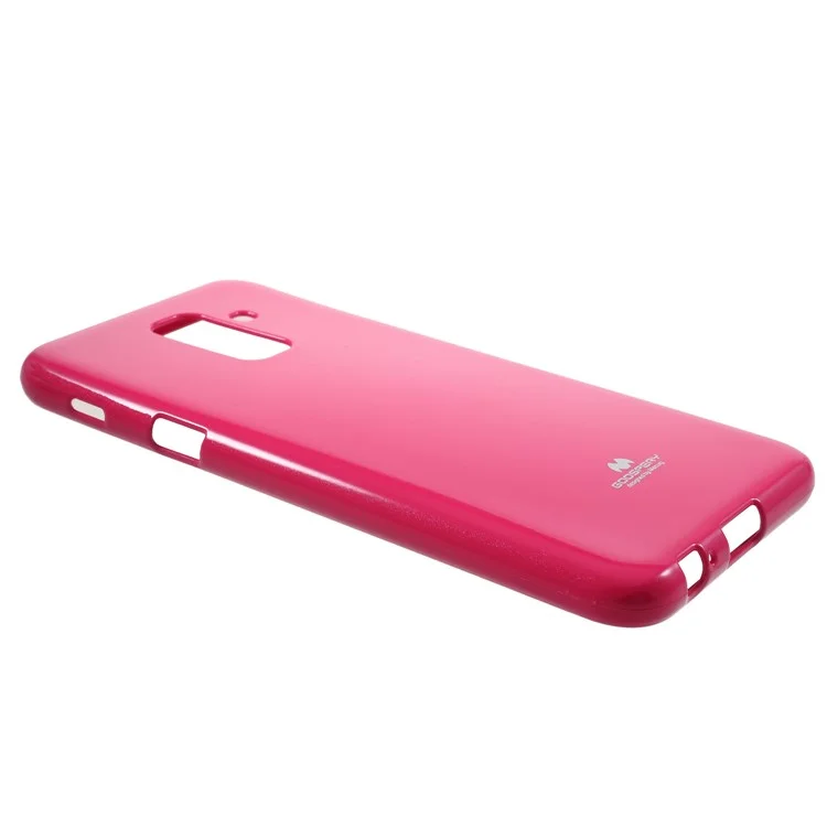 MERCURY GOOSPERY Glitter Powder TPU Back Phone Case for Samsung Galaxy A6 (2018) - Rose