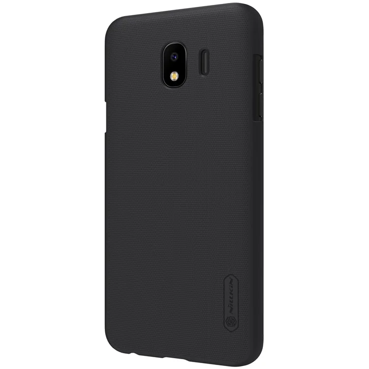 NILLKIN for Samsung Galaxy J4 (2018) Super Frosted Shield PC Hard Case + Screen Film - Black
