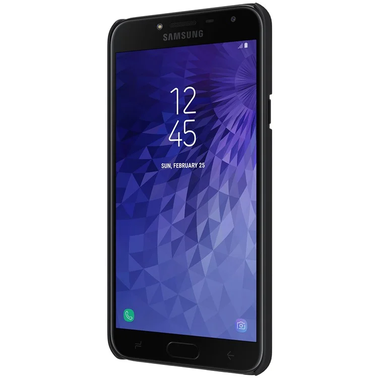NILLKIN for Samsung Galaxy J4 (2018) Super Frosted Shield PC Hard Case + Screen Film - Black