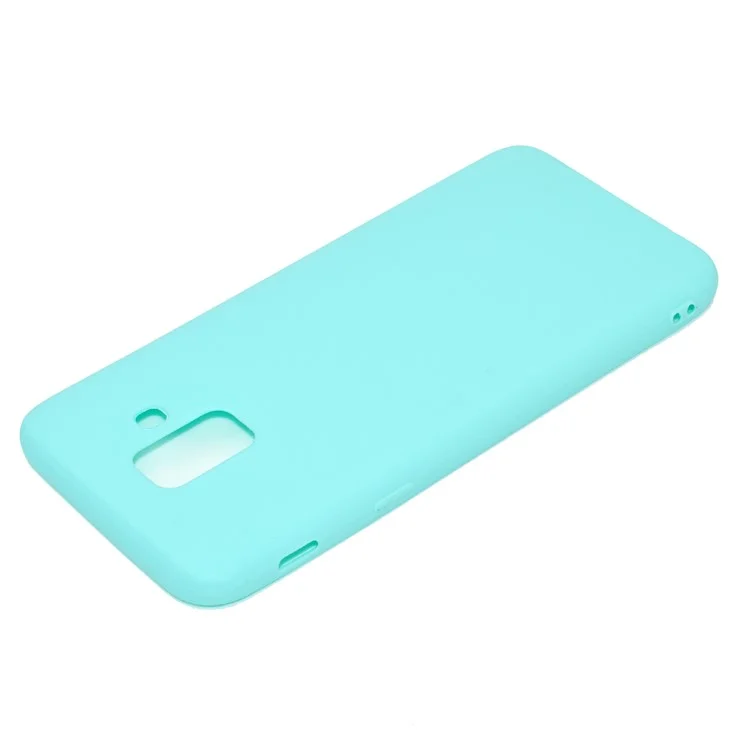 Soft Matte TPU Protective Case for Samsung Galaxy A6 (2018) - Baby Blue