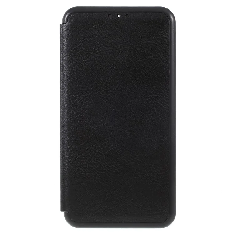 Auto-absorbed Shell Style Stand Phone Case with Card Holder for Samsung Galaxy J6 (2018) - Black