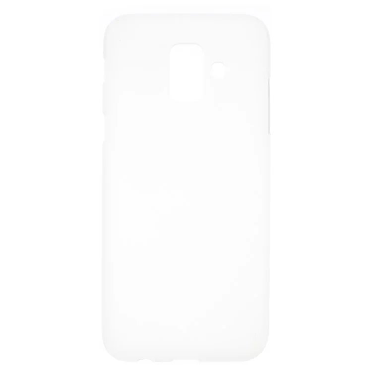 For Samsung Galaxy A6 (2018) Double-sided Frosted TPU Phone Shell - Transparent