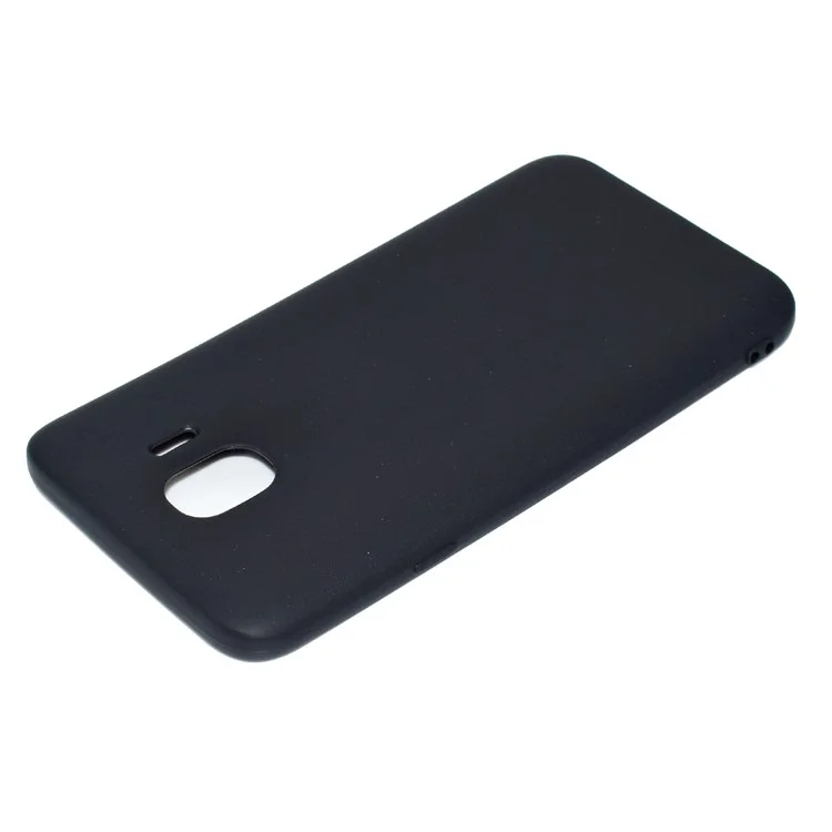 Black - Matte Anti-scratch Soft TPU Mobile Phone Case for Samsung Galaxy J4 (2018)