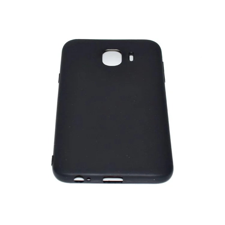 Black - Matte Anti-scratch Soft TPU Mobile Phone Case for Samsung Galaxy J4 (2018)