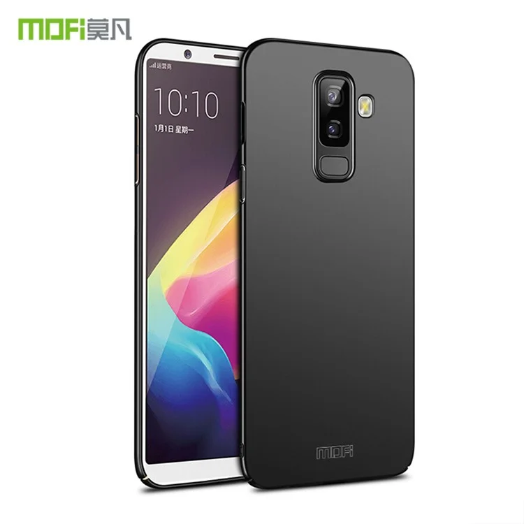 Black - MOFI Shield Ultra-thin Frosted Plastic Protection Mobile Case for Samsung Galaxy A6+ (2018) / A9 Star Lite
