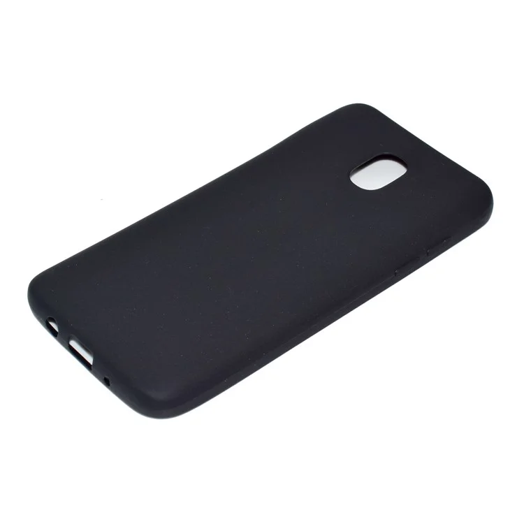 Solid Color Matte TPU Protector Case for Samsung Galaxy J3 (2018) J337 / J3 Star - Black