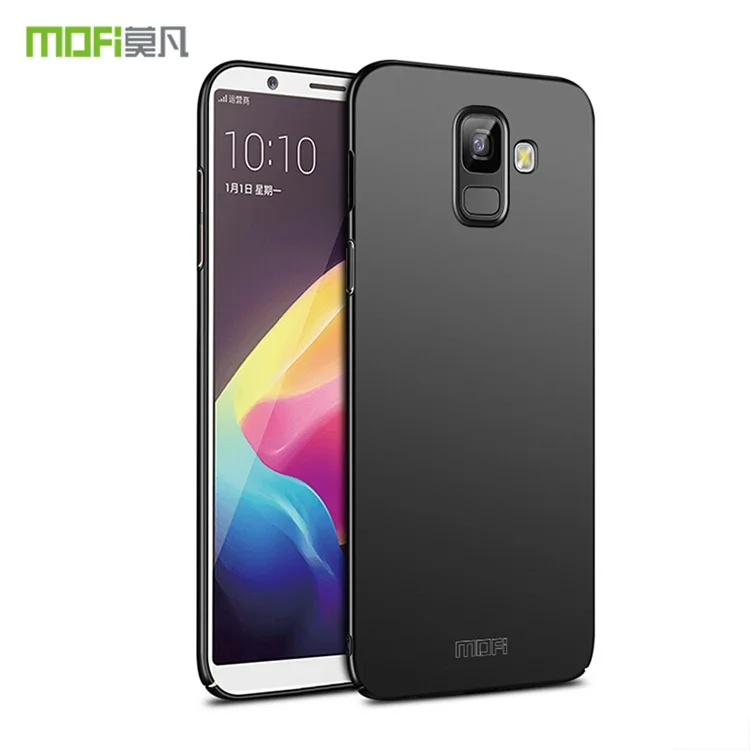 MOFI Shield Ultra-thin Frosted Plastic Mobile Case for Samsung Galaxy J6 (2018) - Black
