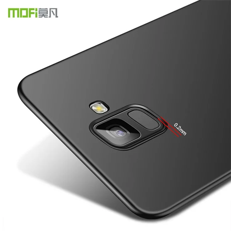 MOFI Shield Ultra-thin Frosted Plastic Mobile Case for Samsung Galaxy J6 (2018) - Black