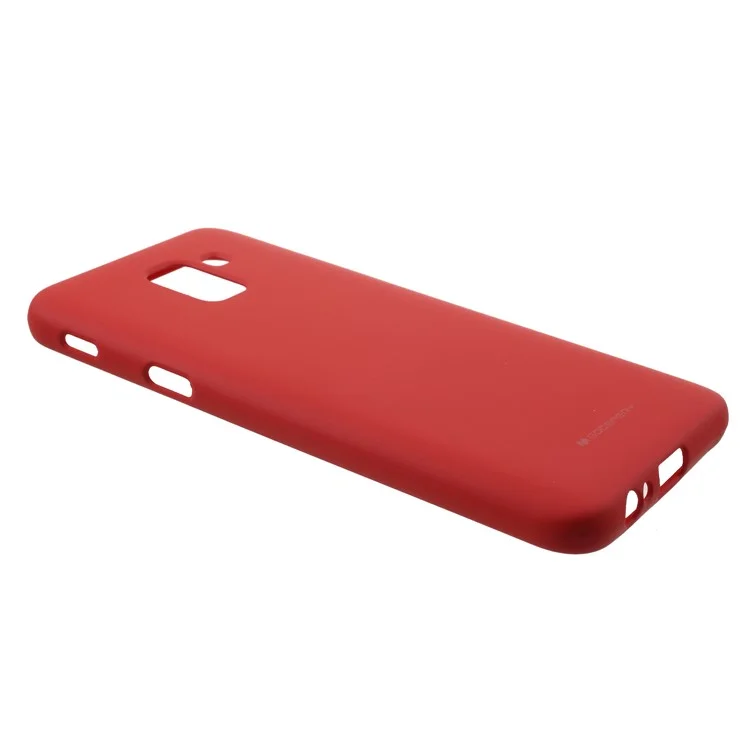 MERCURY GOOSPERY Matte Skin TPU Phone Cover for Samsung Galaxy J6 (2018) - Red