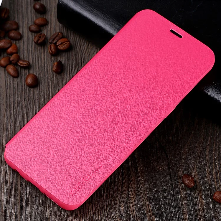 X-LEVEL Card Holder Leather Case for Samsung Galaxy J5 (2017) EU Version / J5 Pro (2017) - Rose