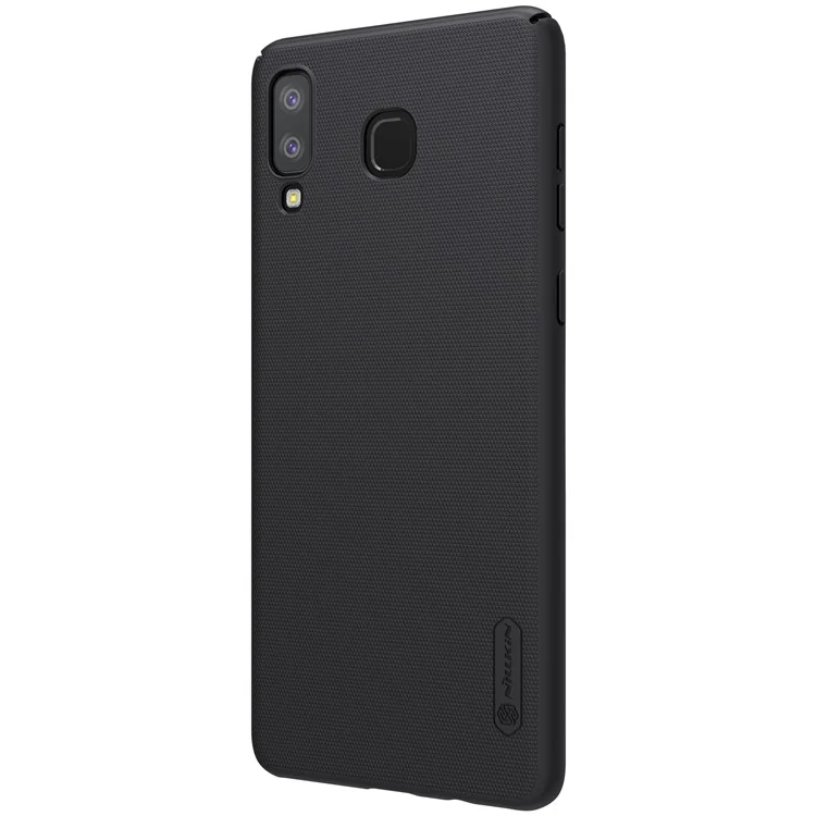NILLKIN Super Frosted Shield PC Hard Case + Screen Protector for Samsung Galaxy A8 Star / A9 Star (China) - Black