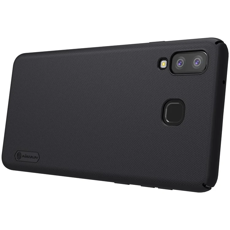 NILLKIN Super Frosted Shield PC Hard Case + Screen Protector for Samsung Galaxy A8 Star / A9 Star (China) - Black