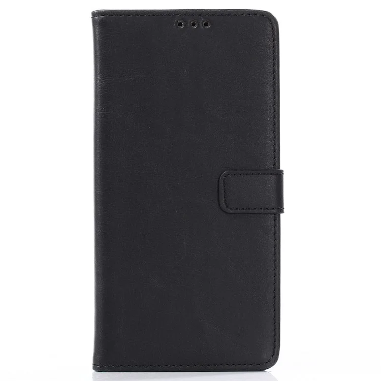 Crazy Horse Texture Retro Style Leather Wallet Case for Samsung Galaxy A8 Star / A9 Star (China) - Black