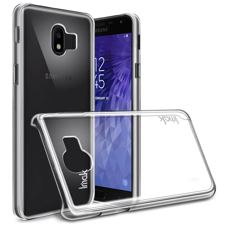 IMAK Crystal Case II Scratch-resistant Clear PC Phone Case + Screen Protector for Samsung Galaxy J4 (2018) J400F J400G