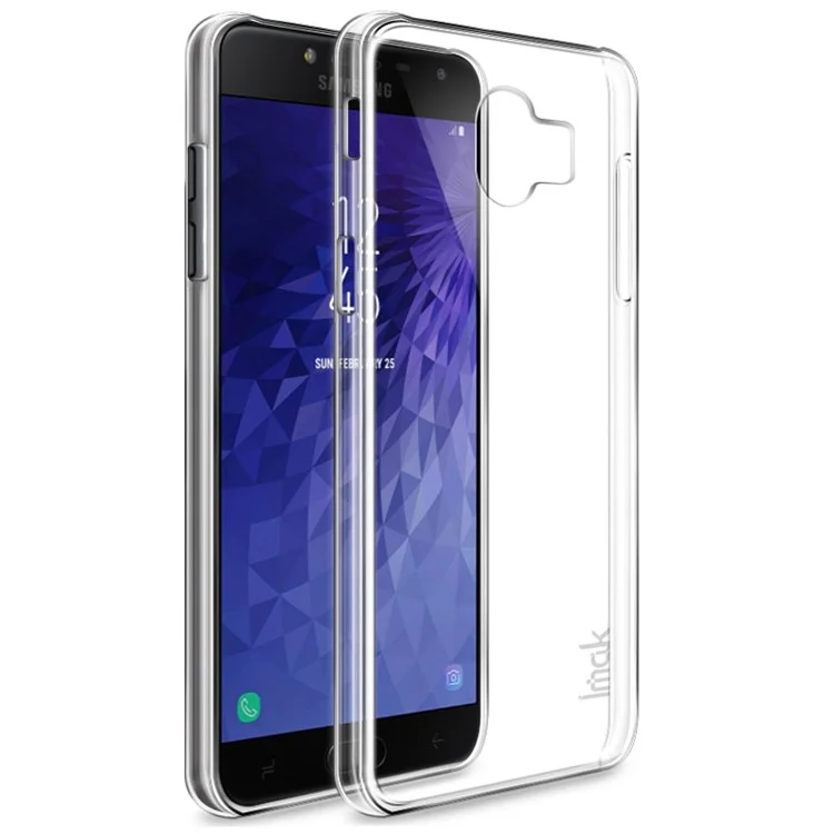 IMAK Crystal Case II Scratch-resistant Clear PC Phone Case + Screen Protector for Samsung Galaxy J4 (2018) J400F J400G