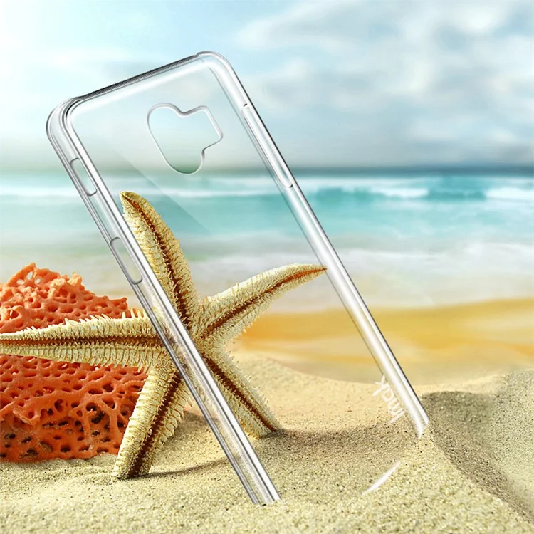IMAK Crystal Case II Scratch-resistant Clear PC Phone Case + Screen Protector for Samsung Galaxy J4 (2018) J400F J400G