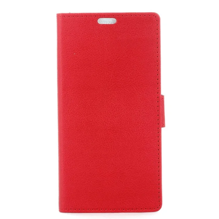 Wallet Stand Magnetic Flip Leather Phone Shell for Samsung Galaxy Note 9 - Red