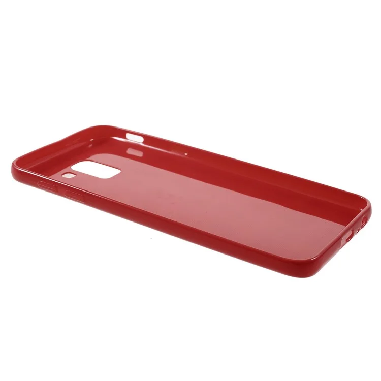 3D Diamond Texture TPU Case for Samsung Galaxy J6 (2018) - Red