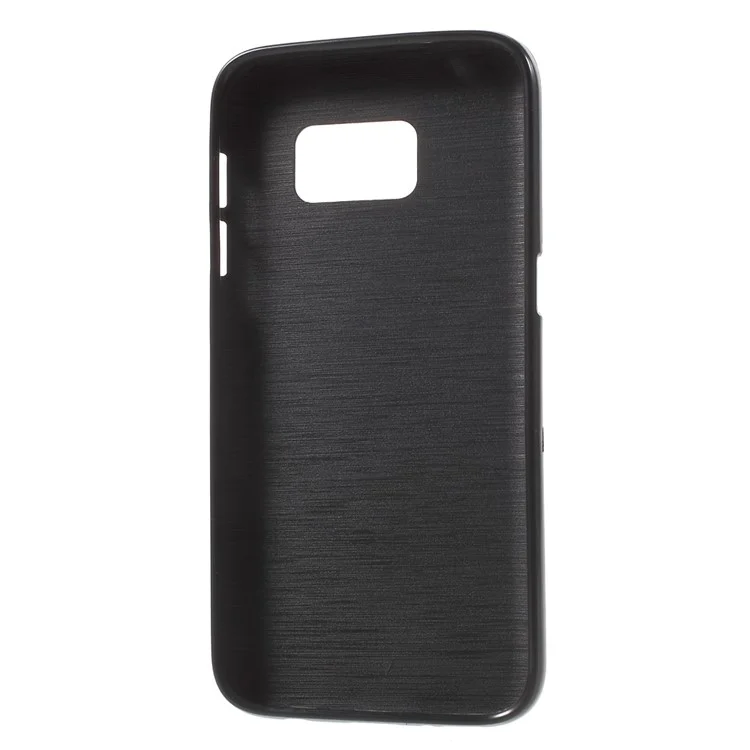 Solid Color Jelly TPU Case for Samsung Galaxy S7 SM-G930 - Black