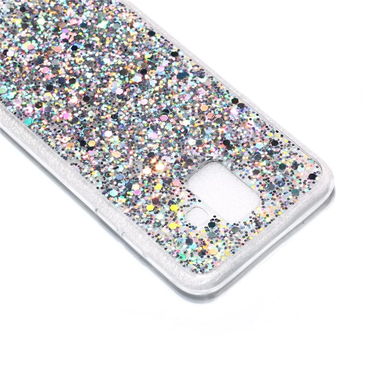 Color Changing Sequins Acrylic TPU Phone Case for Samsung Galaxy A6 (2018) - Silver