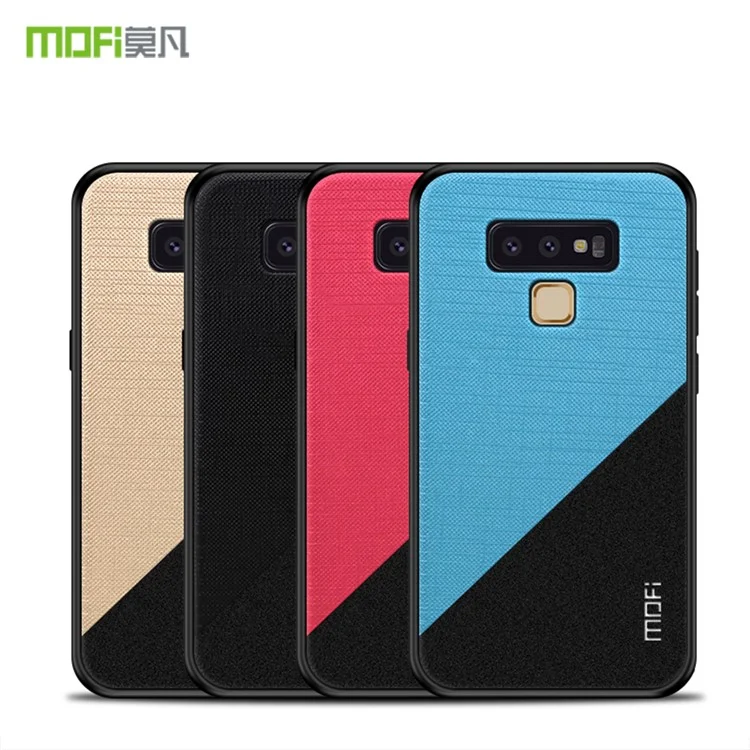 MOFI Bright Shield Series II Slim TPU + PC + Contrast Cloth Combo Case for Samsung Galaxy Note 9 - All Black