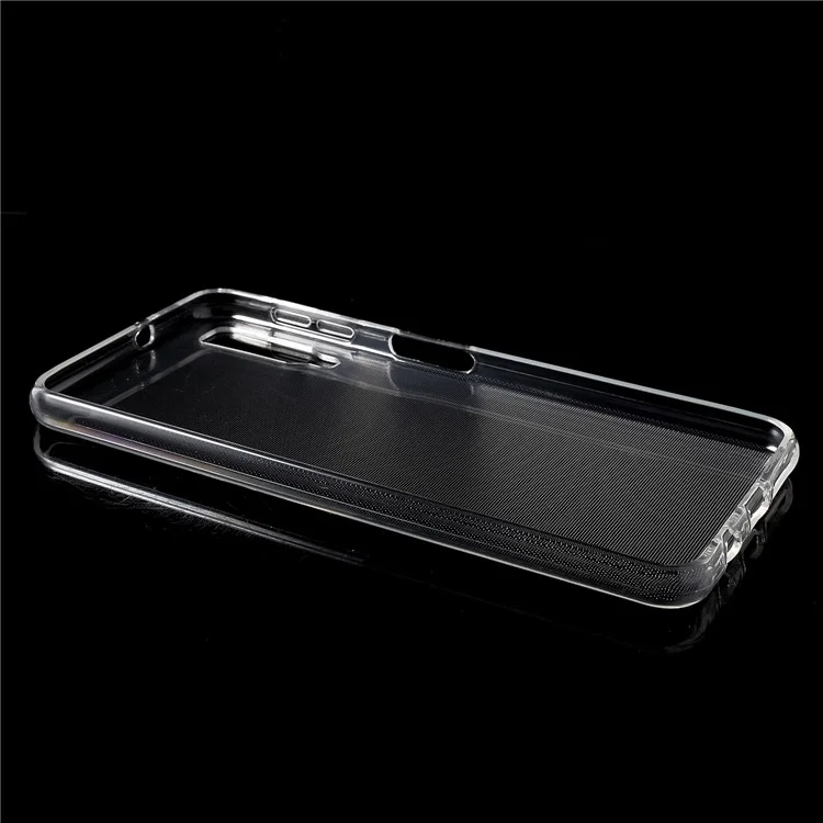 10PCS Case TPU Transparente com Interior Antiderrapante para Samsung Galaxy A7 (2018)