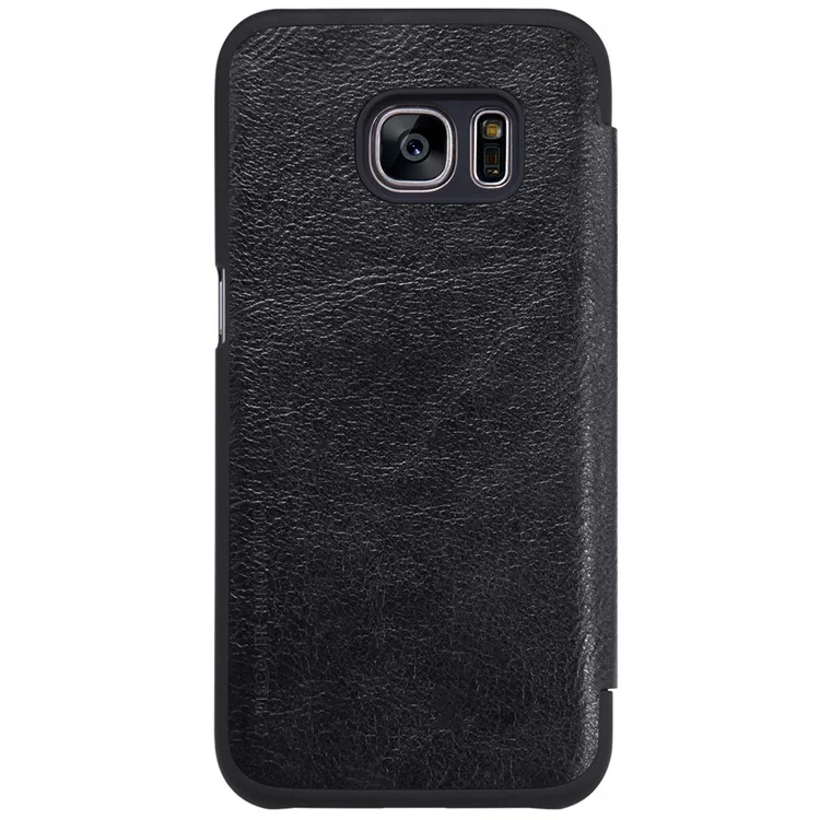 NILLKIN Qin Series Leather Case for Samsung Galaxy S7 G930 with Card Slot - Black