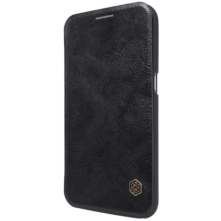 NILLKIN Qin Series Leather Case for Samsung Galaxy S7 G930 with Card Slot - Black