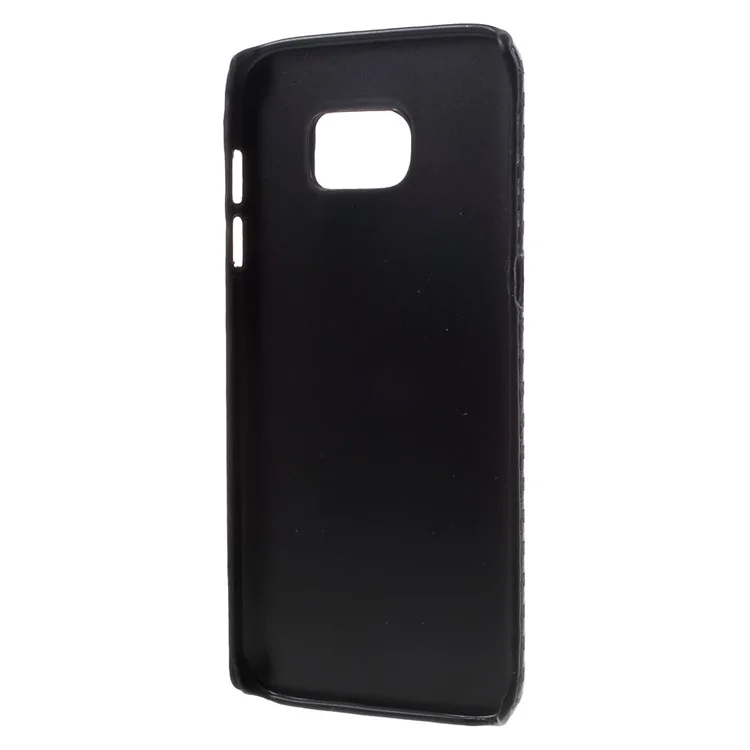 Carbon Fiber Leather Coated Plastic Case for Samsung Galaxy S7 Edge G935