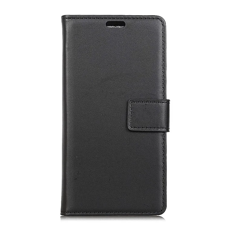 Wallet Stand Flip Magnetic PU Leather Phone Cover for Samsung Galaxy S10e - Black