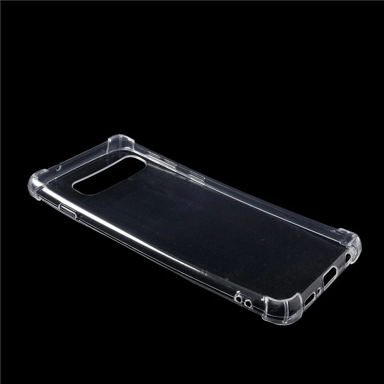 Cubierta de Caja TPU Transparente Resistente a la Caída Para Samsung Galaxy S10