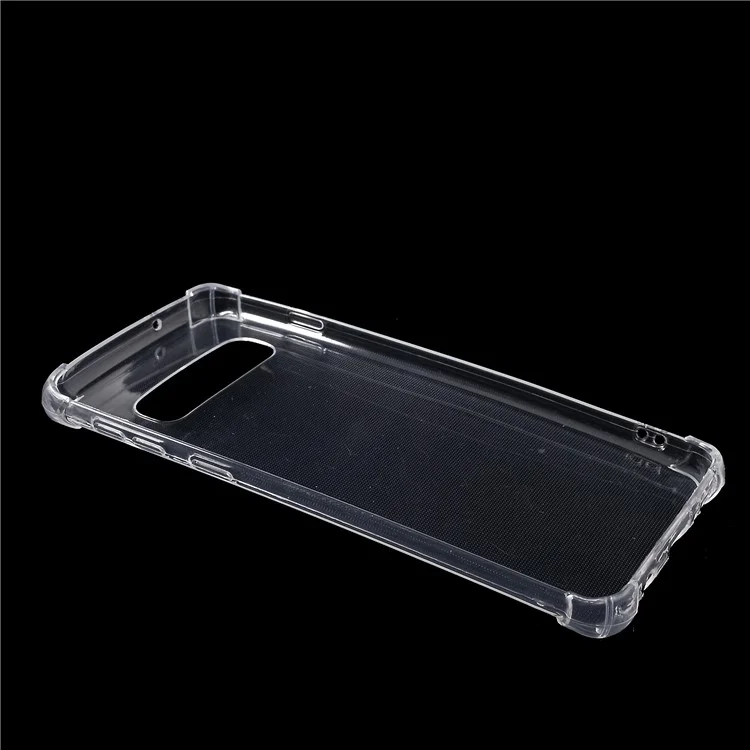 Cubierta de Caja TPU Transparente Resistente a la Caída Para Samsung Galaxy S10